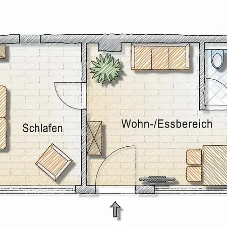 شقة 2-zimmer-appartment In Top-city-lage Mit Parken Und Klimaanlage نورنبيرغ
