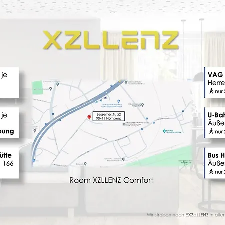 Xzllenz Traum Studio-apartment, Frei-parken, U-bahn, Kueche Apartman