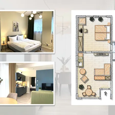 2-zimmer - Naehe Altstadt & Stadtpark & U-bahn Apartment *