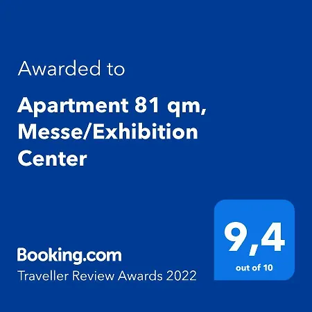 81 Qm, Messe/exhibition Center Apartment