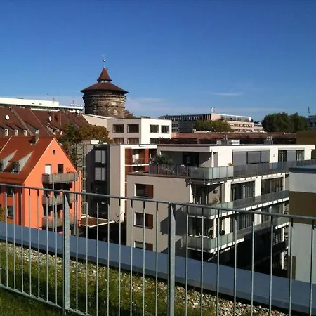 Penthouse-wohnung - Balkon - Dachterrasse - Zentrum Apartment Nürnberg