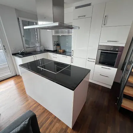 Penthouse-wohnung - Balkon - Dachterrasse - Zentrum Apartment
