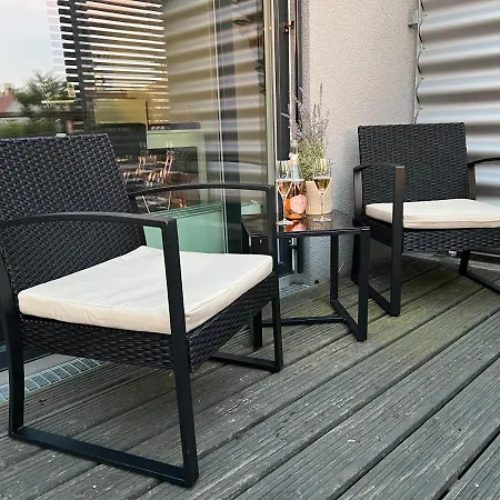Penthouse-wohnung - Balkon - Dachterrasse - Zentrum Apartment Nürnberg