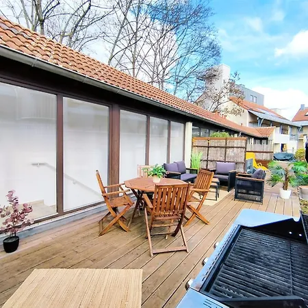 Design-apartment Fuer Bis Zu 4 Im 1 Og, Modern, Dachterrasse, Grill, Ruhige Lage, Plus, Wii, Lan Und Wlan * Nuremberg