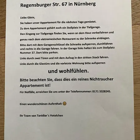 Apartment Tankbar's Nuremberg